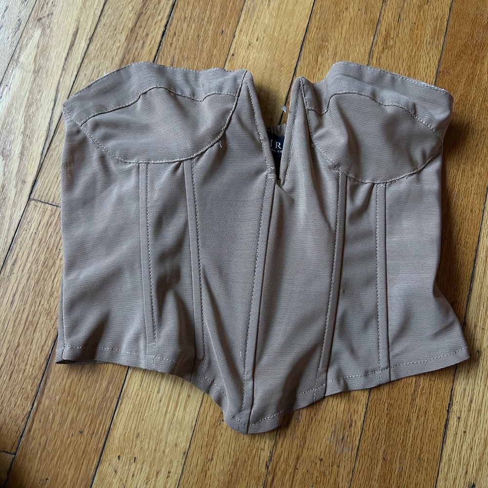 Tan Corset Top
